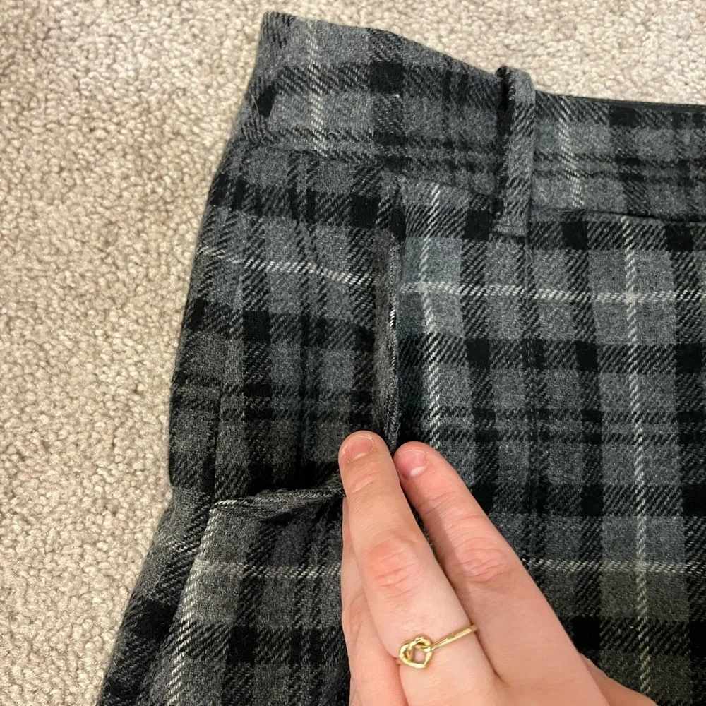 Eddie Bauer Mercer Fit Wool Blend Plaid Skirt - Tall Fit
